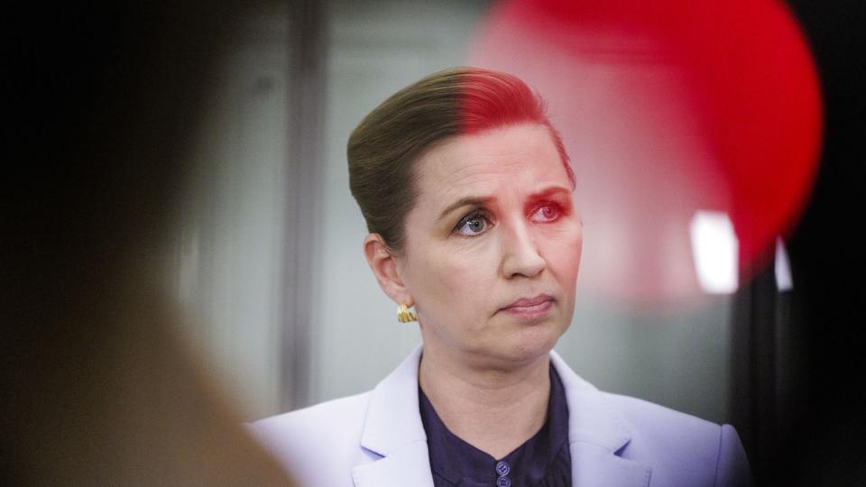 Søndag aften fortalte statsminister Mette Frederiksen (S), at der var opbakning i Folketinget til at sende våben til Ukraine. <i>Nikolai Linares/Ritzau Scanpix</i>