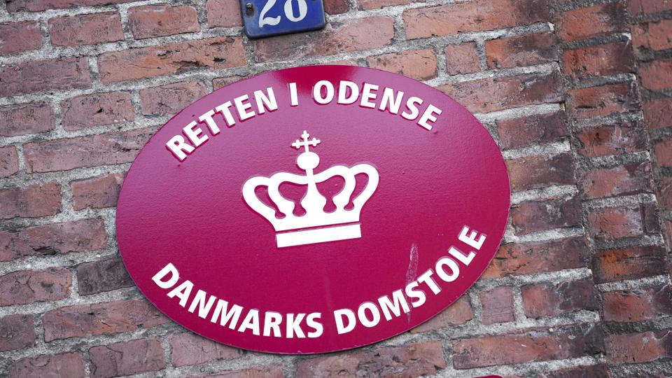 Ved Retten i Odense blev en 33-årig mand mandag idømt forvaring for en stribe forbrydelser. Han ankede dommen på stedet. (Arkivfoto) <i>Claus Fisker/Ritzau Scanpix</i>