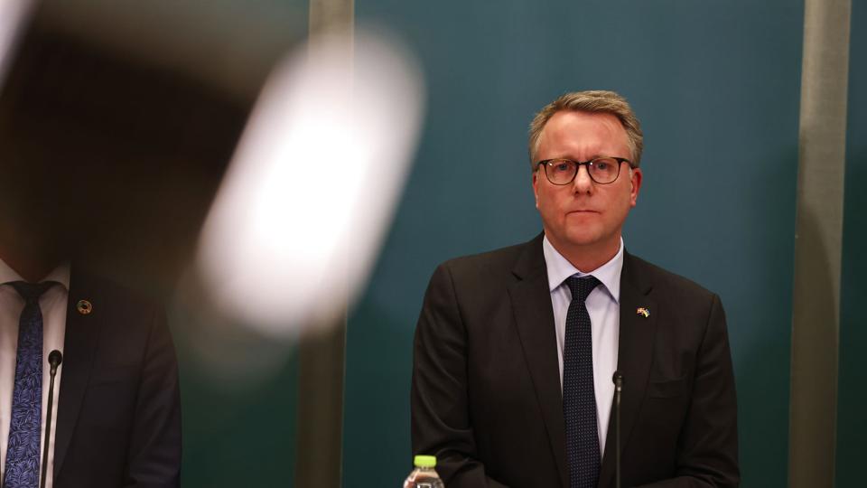 De danske myndigheder vurderer løbende, om der skal sendes mere hjælp til Ukraine, og hvad det i så fald skal være. Det siger forsvarsminister Morten Bødskov (S). <i>Olafur Steinar Gestsson/Ritzau Scanpix</i>