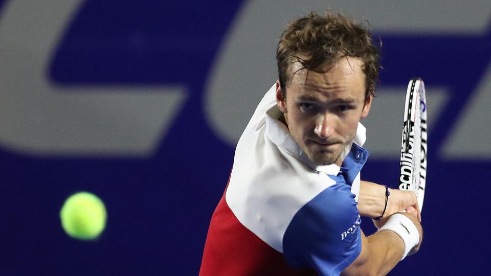 Daniil Medvedev er nummer et i verden, og den position kan han altså fortsat forsvare. (Arkivfoto) <i>Henry Romero/Reuters</i>