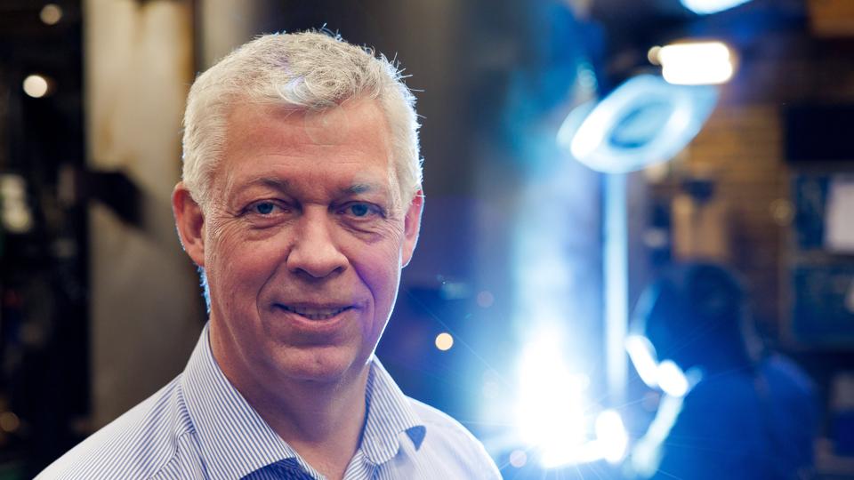 Klaus Kalstrup havde ingen viden om branchen, da han blev direktør hos Sjørring Maskinfabrik i 2015, men han var bevidst om, at fokus i virksomheden måtte ændres, hvis den skulle overleve. <i>Foto: Bo Lehm</i>