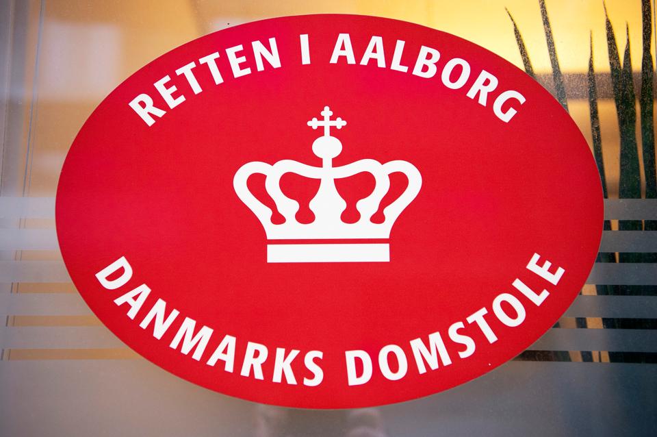 Retten i Aalborg lagde lokaler til gurndlovsforhøret mod den 46-årige mand. <i>Foto: Henrik Bo</i>