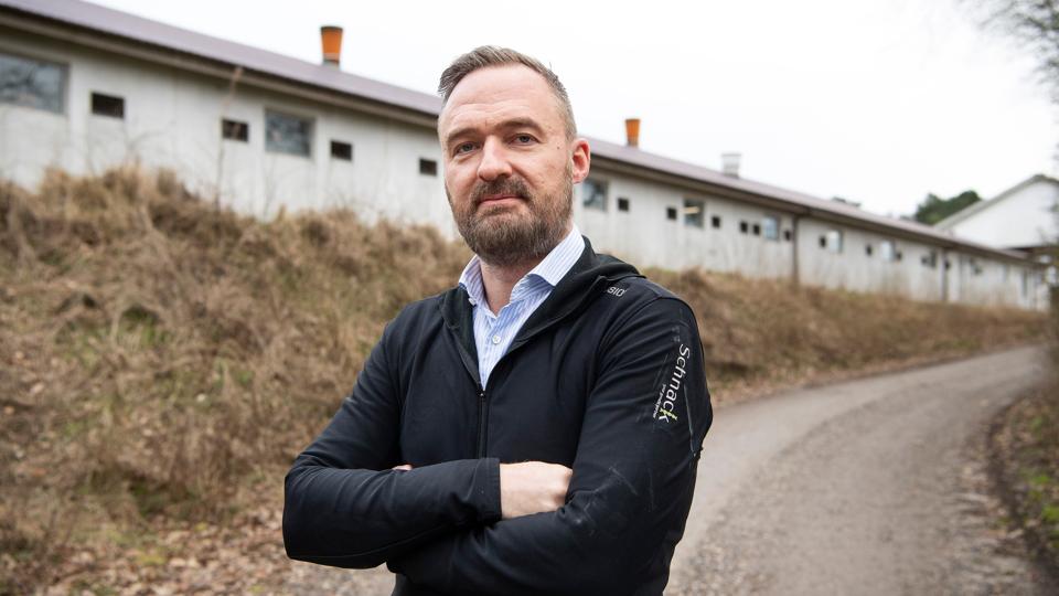 Morten Schnack er direktør for og medejer af de to landbrugsselskaber Møgelholt A/S og Kisgaard Svineproduktion A/S. <i>Foto: Henrik Bo</i>