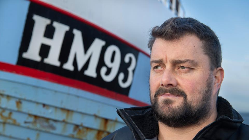 39-årige Jonny "Gniske" Olsen, kendt fra Gutterne på Kutterne, trak sig fra fiskeriet for et år siden på grund af problemer med hjertet. Nu er han gået konkurs. <i>Foto: Bente Poder</i>