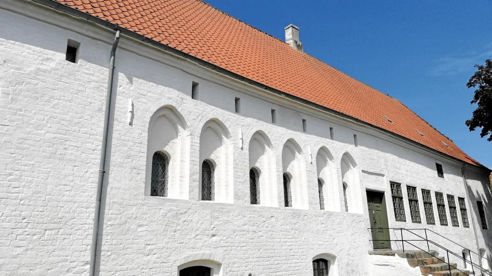 ”Munkehaven” ved Dueholm Kloster (billedet) i Nykøbing er et projekt, Museum Mors finansierer gennem regeringens og Kommunernes Landsforenings særlige pulje i år til sommeraktiviteter for børn og unge. Foto: Museum Mors