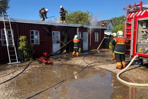 Ferielejligheder på Læsø brændt ned