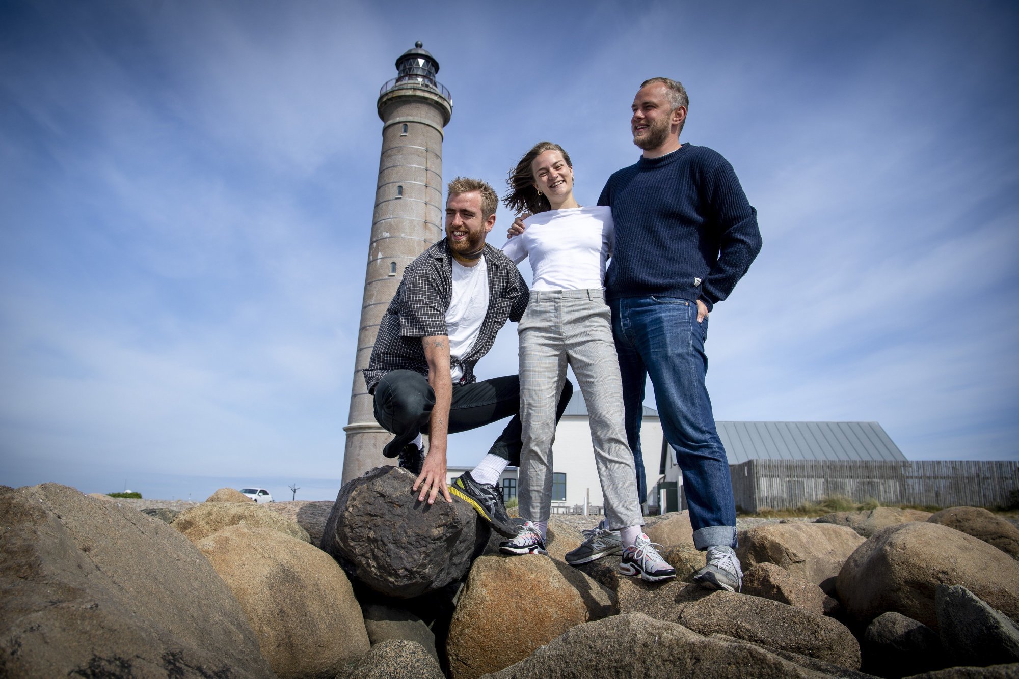 Matilde, Niels og Søren har fået en vild idé: Nu åbner de et nyt spisested med havudsigt