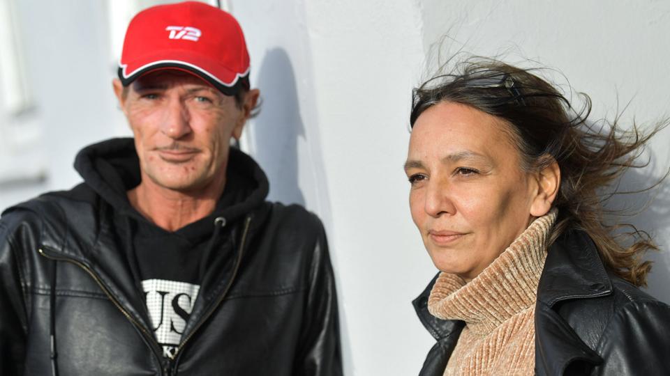 Jack Sommer - tidligere beboer på Svenstrupgård - og Karina Marie Pilgrim. Foto: Claus Søndberg