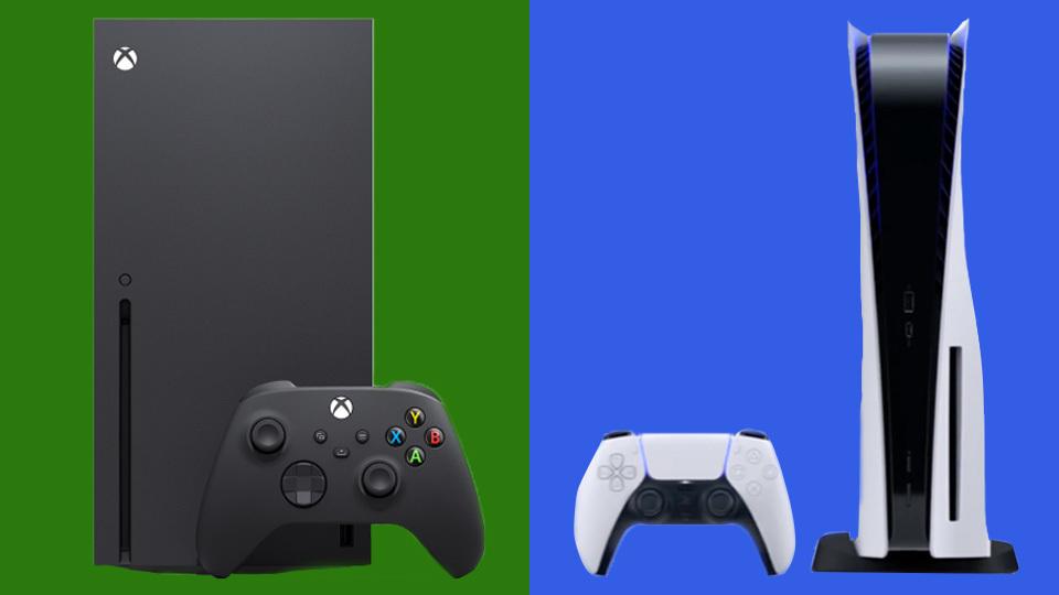 Både Xbox Series X og PlayStation 5 lanceres i Danmark i november. Grafik: Jette Klokkerholm.