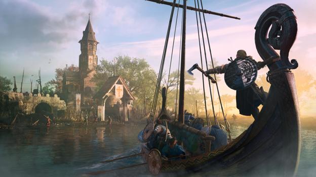 Assassin's Creed Valhalla, hvor du spiller en skandinavisk viking, udkommer til både PlayStation og Xbox Foto: Ubisoft