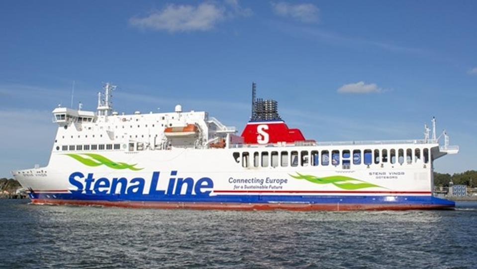 Stena Vinga er tilbage i drift på Kattegat. Færgen er 130 meter lang og bygget i 2005. Foto: Stena Line