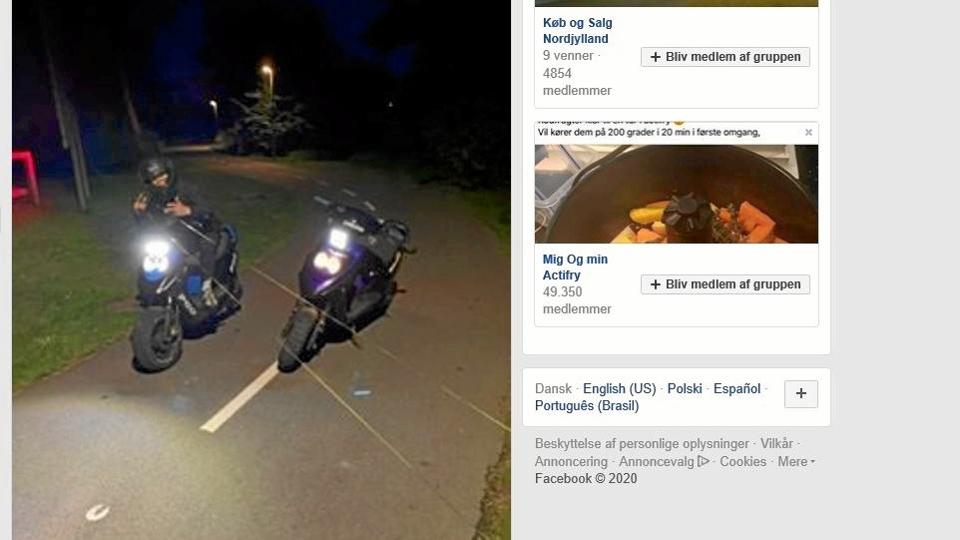Episoden med strimler over cykelstien skabte hurtigt debat på Facebook.