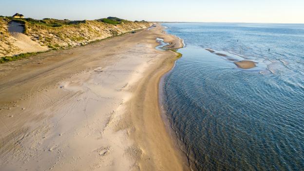 Vandring på stranden bliver aldrig en livret. Men denne tur bød på seks kilometer ad stranden fra Skagen til Kandestederne. Foto: Peter Broen <i>Foto: Peter Broen</i>