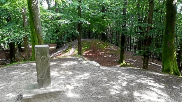 Nordjyllands højeste punkt, Knøsen, gør ikke meget væsen af sig. Privatfoto