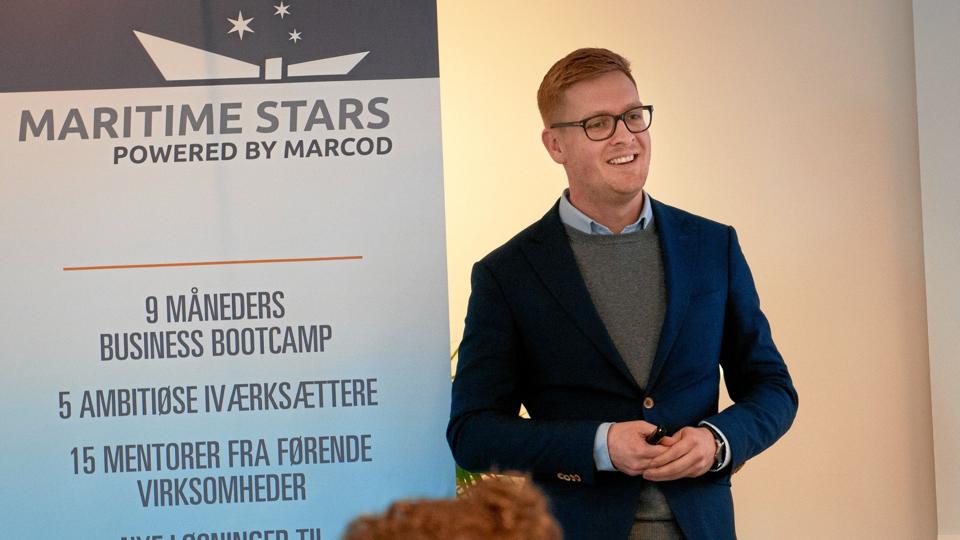 Lasse Ekdahl fra DryBulkChemcials var i  finalen i Maritime Stars 2019.