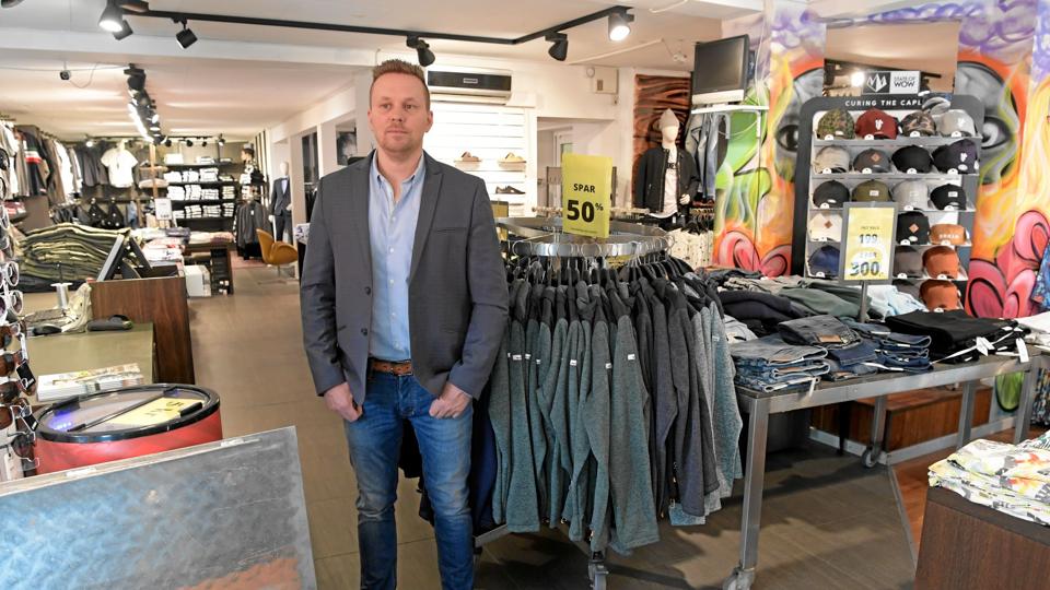 Kim Sass-Petersen (billedet) og medindehaver Jesper Dalsgaard lukker deres Marcus-forretninger i Thisted og Holstebro. Arkivfoto