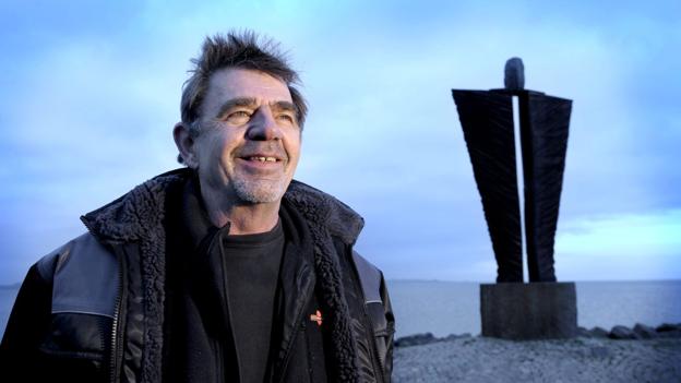 Nibes vartegn, skulpturen "Fjordkonen", havde også Thorvald Odgaard som ophavsmand. Arkivfoto: Michael Koch <i>Michael Koch</i>