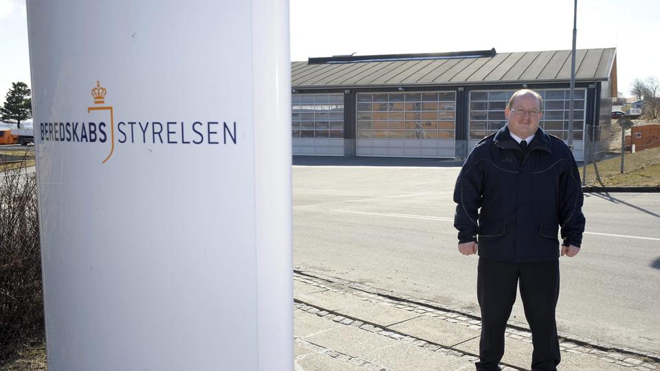 - Vi holder vores 69 værnepligtige på kasernen. Foreløbig for den kommende weekend, siger Lennart Kvist Sørensen, chef for Beredskabstyrelsen Nordjylland i Thisted. Arkivfoto: Peter Mørk