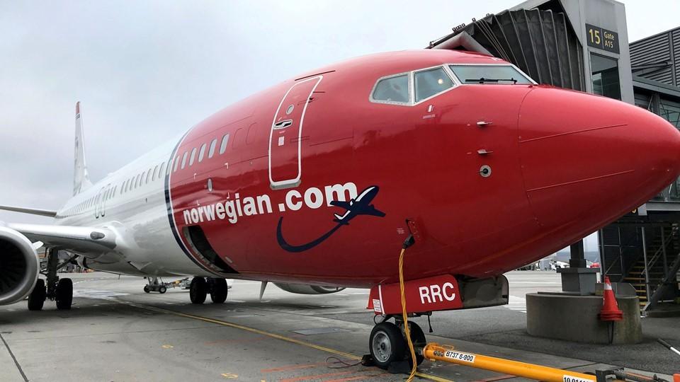 Norwegians fremtid er usikker, men selskabet sælger fortsat billetter til flyruten mellem Aalborg og København. Arkivfoto: Lefteris Karagiannopoulos/Reuters/Ritzau Scanpix
