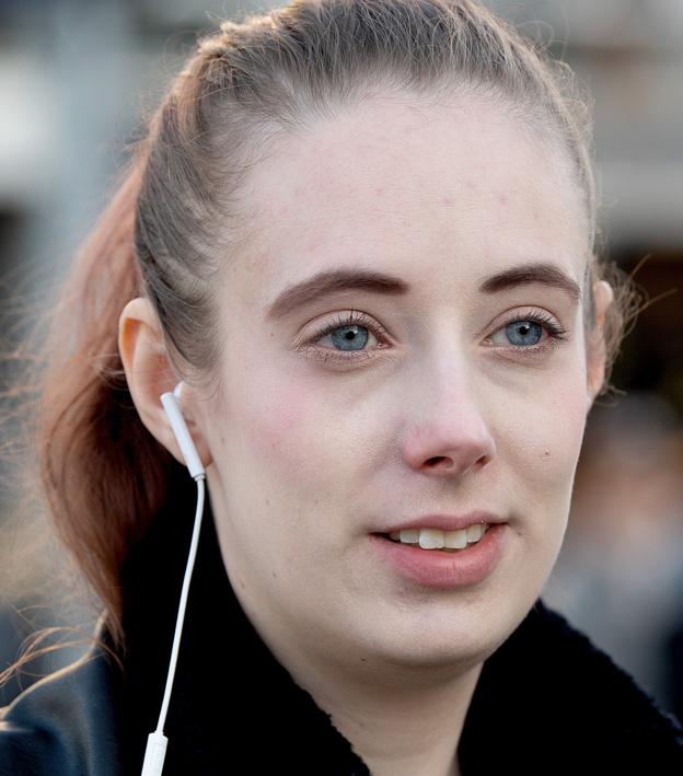 Michelle Frost på 25 år fra Storbritannien. Foto: Lars Pauli.