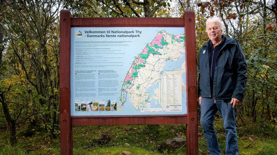 Mads Agerholm er formand for Nationalpark Thy VENNER. Foto: Bo Lehm