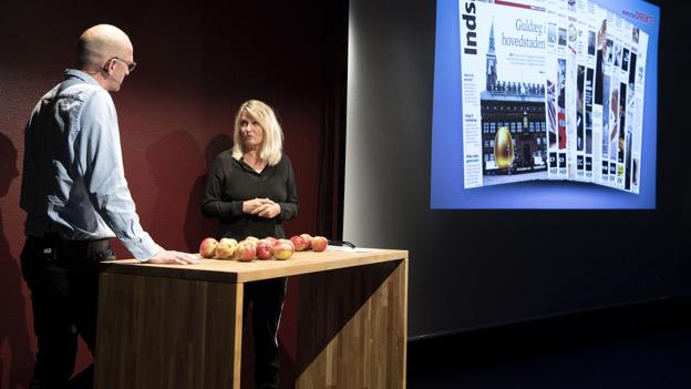 Frederikshavns borgmester Birgit Hansen (S) deltog i 2018 i et journalistisk liveshow, hvor hun blandt andet fortalte om, hvordan kommunen er ringere stillet økonomisk end eksempelvis Gentofte Kommune. Arkivfoto: Lars Pauli
