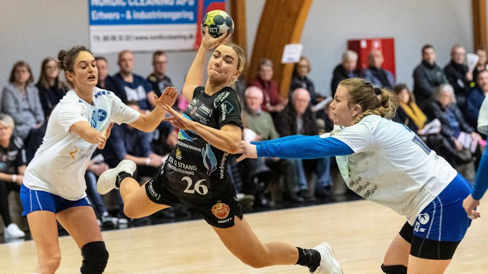 Christina Pedersen scorede otte gange i opgøret mod Ringsted. Arkivfoto: Peter Broen <i>Foto: Peter Broen</i>