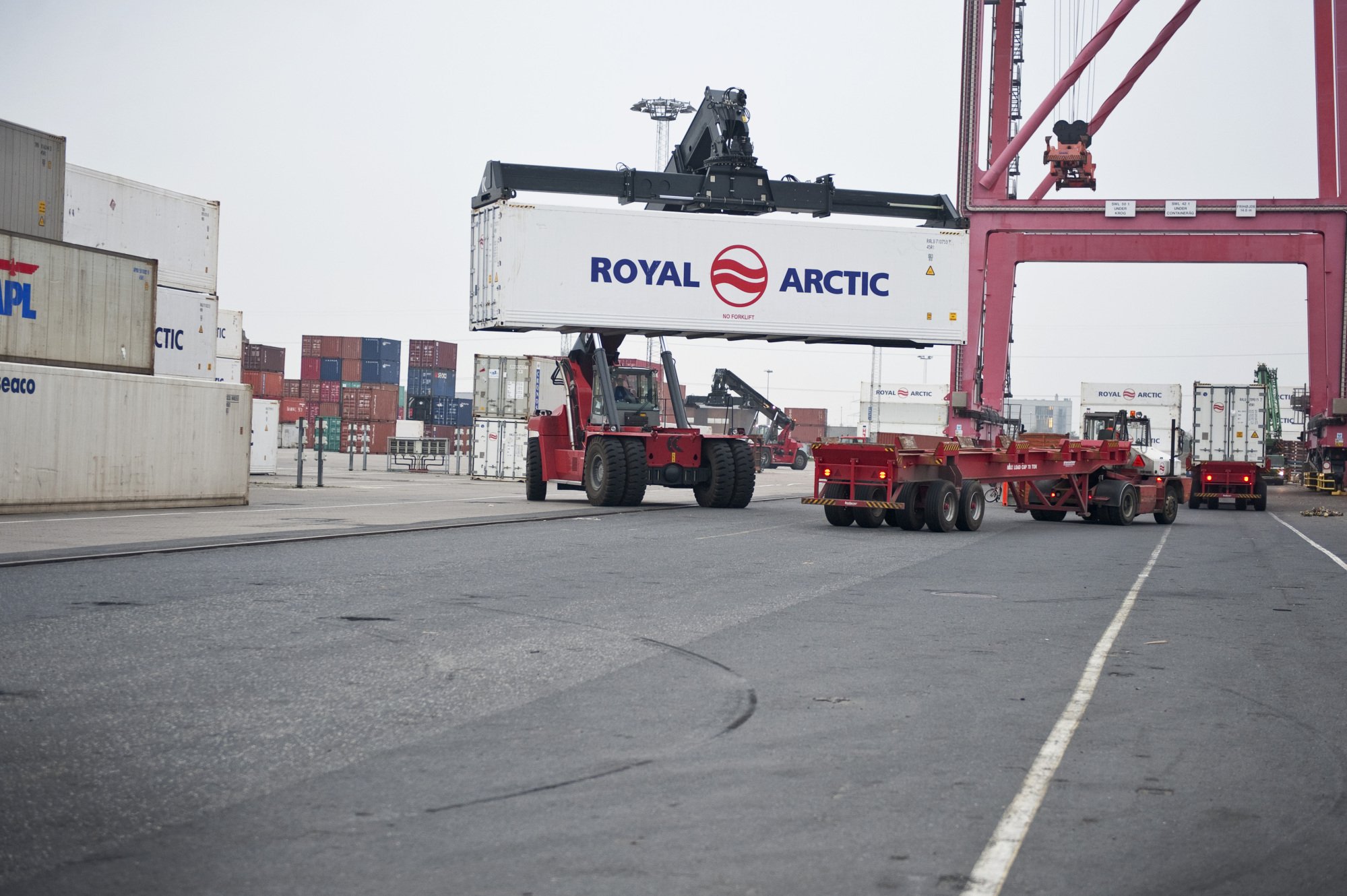 Medarbejdere hos Royal Artic Line i Aalborg er gået hjem