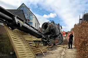 Løbsk betonlastbil i villakvarter: Nu har arbejdstilsynet truffet sin afgørelse