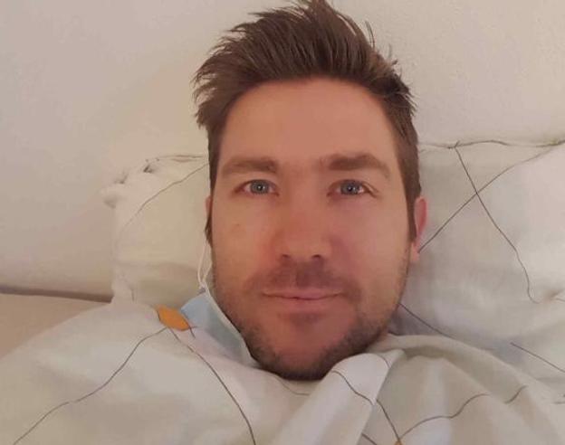 Er lægen en god patient eller ej? Det finder vi måske ud af i næste kapitel af "Kaspers dagbog". Privatfoto