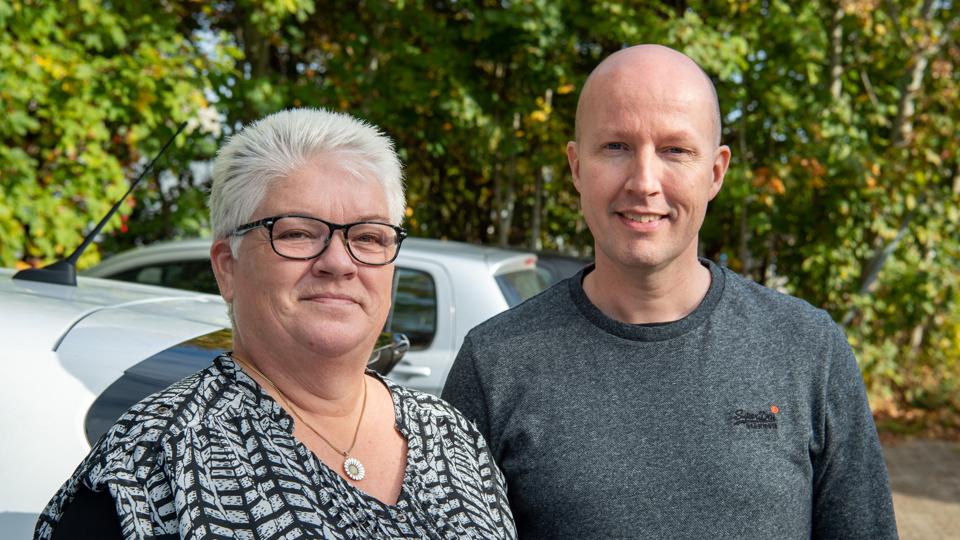 Nina Krogsgaard og Claus Jensen har drevet plejevirksomhed i 11 år. Foto: Kim Dahl Hansen