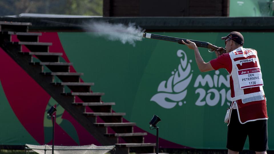 Emil Petersen i aktion ved European Games. Foto: Lars Møller <i>Ritzau Scanpix</i>