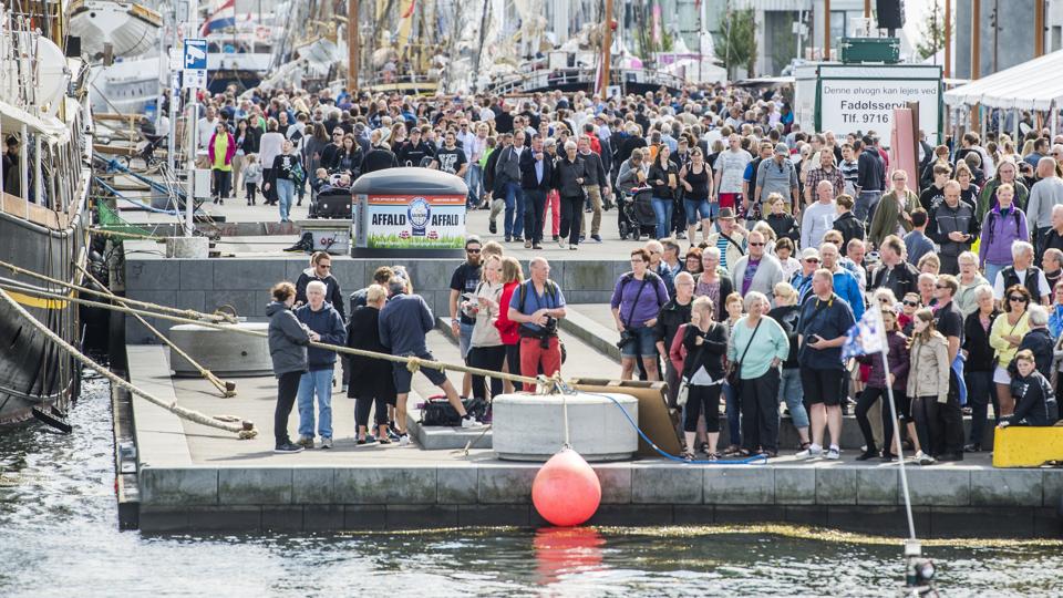 Du skal forvente rigtig mange mennesker i byen den kommende uge - og det kan påvirke trafikken. Arkivfoto: Laura Guldhammer