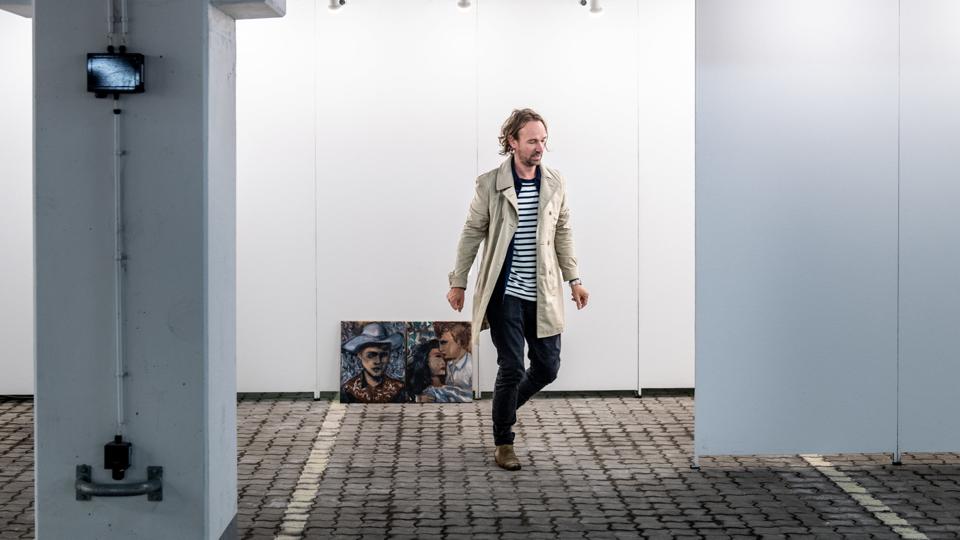 40-årige Lasse Thorst debuterede sidste år på North med sin kunst og solgte alle de 12 værker, som blev præsenteret. Foto: Teis Markfoged