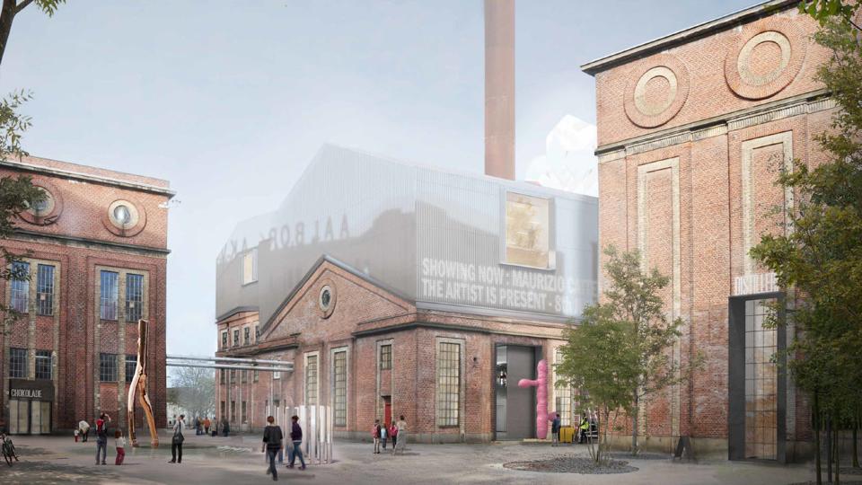 PRAKSIS ARKITEKTERs visualisering af projektet