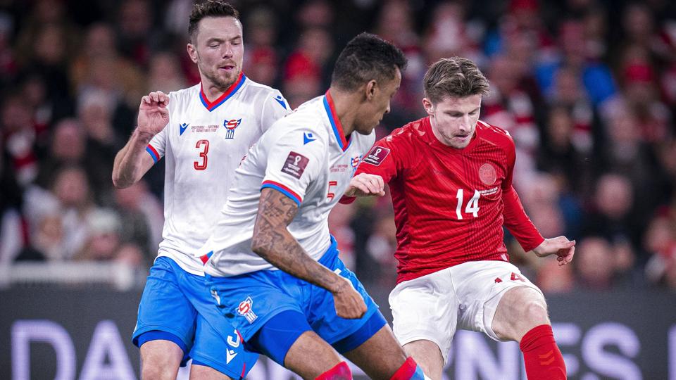 Den tidligere FC Midtjylland-spiller Anders Dreyer har spillet to kampe for det danske A-landshold (Arkivfoto). <i>Liselotte Sabroe/Ritzau Scanpix</i>