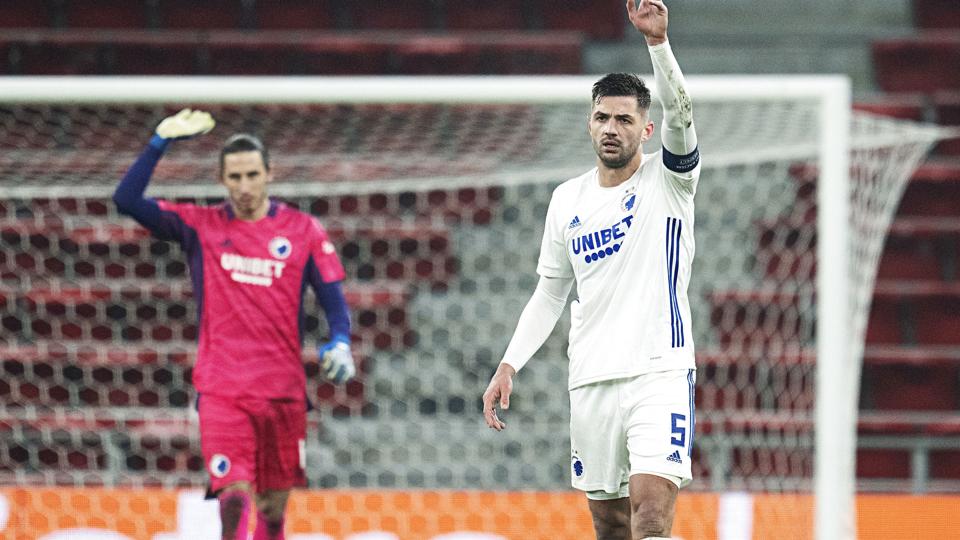 David Khocholava har spillet for FCK siden sommeren 2021. De foregående seks år spillede han i ukrainsk fodbold. <i>Claus Bech/Ritzau Scanpix</i>