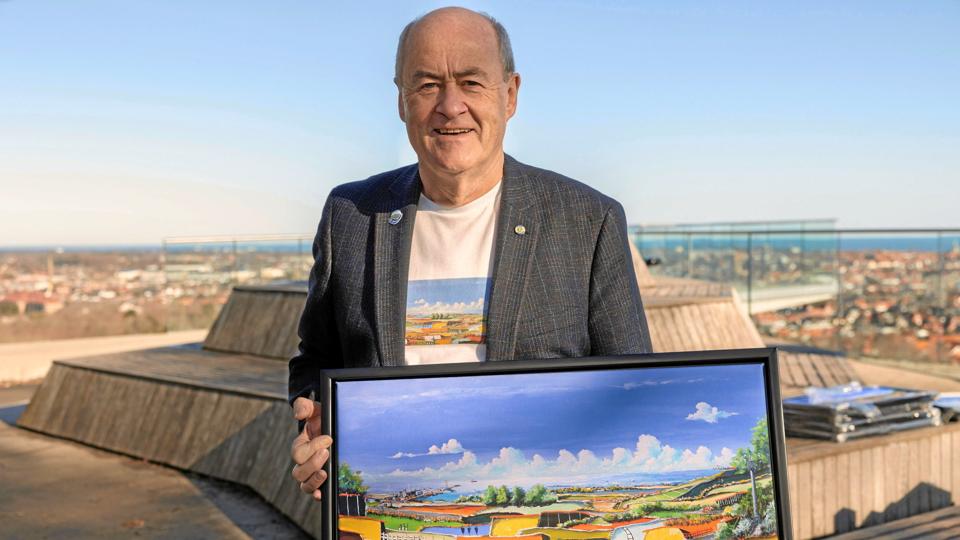 John Christensen satser på at indsamlingsprojektet kan givet en ganske stor donation til SMILfonden. Foto: Michael Madsen