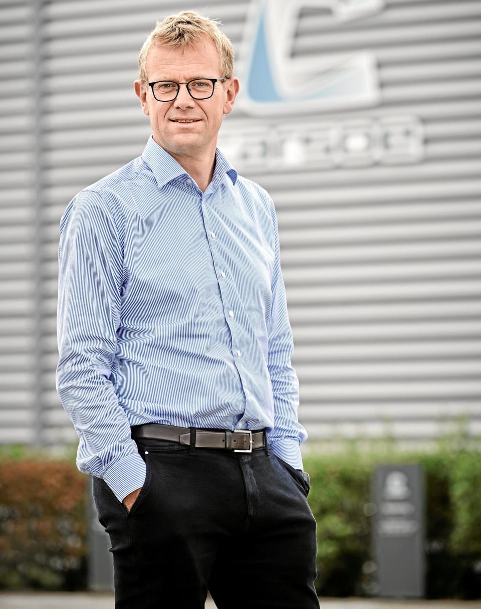 Hugo Dissing følger situationen nøje. Pressefoto
