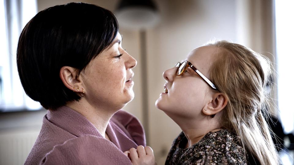 Susanne Liltorp og datteren Mille på 9 år. <i>Foto: Torben Hansen</i>