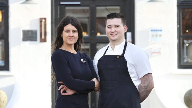 Nidia Bach og Christian Nurup er værtspar. Foto: Claus Søndberg <i>Foto: Claus Søndberg</i>