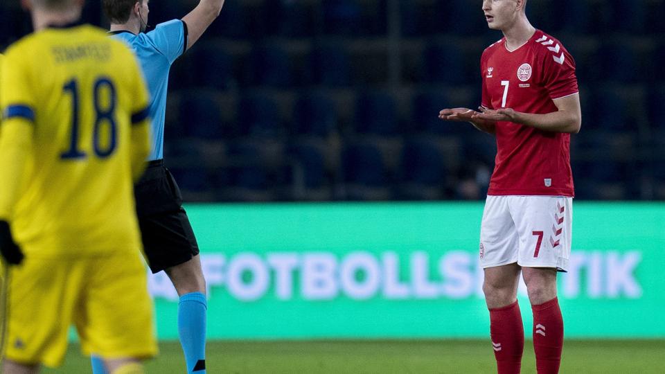 Oliver Abildgaard er sammen med Anders Dreyer på kontrakt i Rubin Kazan i den bedste russiske række. <i>Foto: Liselotte Sabroe/Ritzau Scanpix</i>