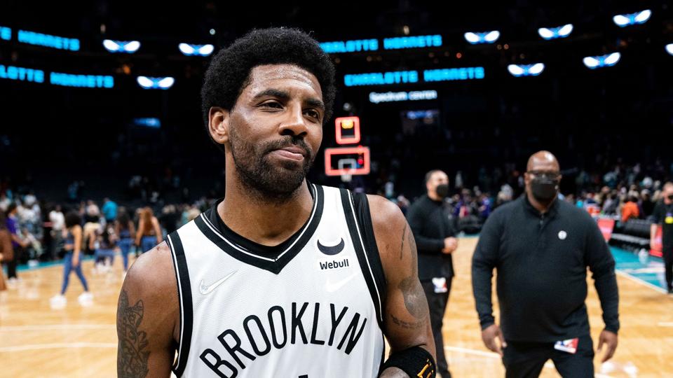 Kyrie Irving havde en stor aften for Brooklyn Nets. <i>Jacob Kupferman/Ritzau Scanpix</i>