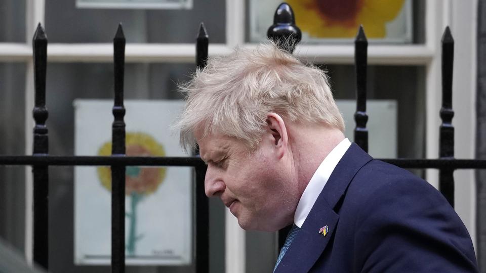 Den britiske premierminister, Boris Johnson, er tirsdag for et topmøde i det nordeuropæiske forsvarssamarbejde JEF, der blandt andet omfatter Danmark. På mødet skal deltagerne drøfte måder at isolere Rusland yderligere på som følge af landets invasion af Ukraine. (Arkivfoto). <i>Matt Dunham/Ritzau Scanpix</i>