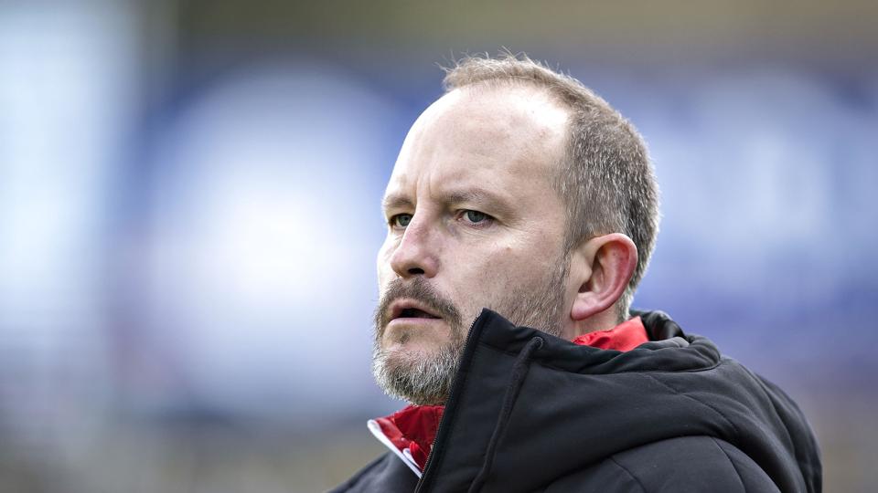 Michael Kryger fik et point ud af sin første kamp i spidsen for Esbjerg fB med 0-0 mod AC Horsens (Arkivfoto). <i>Henning Bagger/Ritzau Scanpix</i>