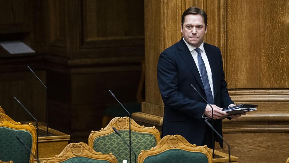 Marcus Knuth og De Konservative er kommet i modvind i forhold til særlov, der skal hjælpe ukrainere på flugt. (Arkivfoto). <i>Martin Sylvest/Ritzau Scanpix</i>