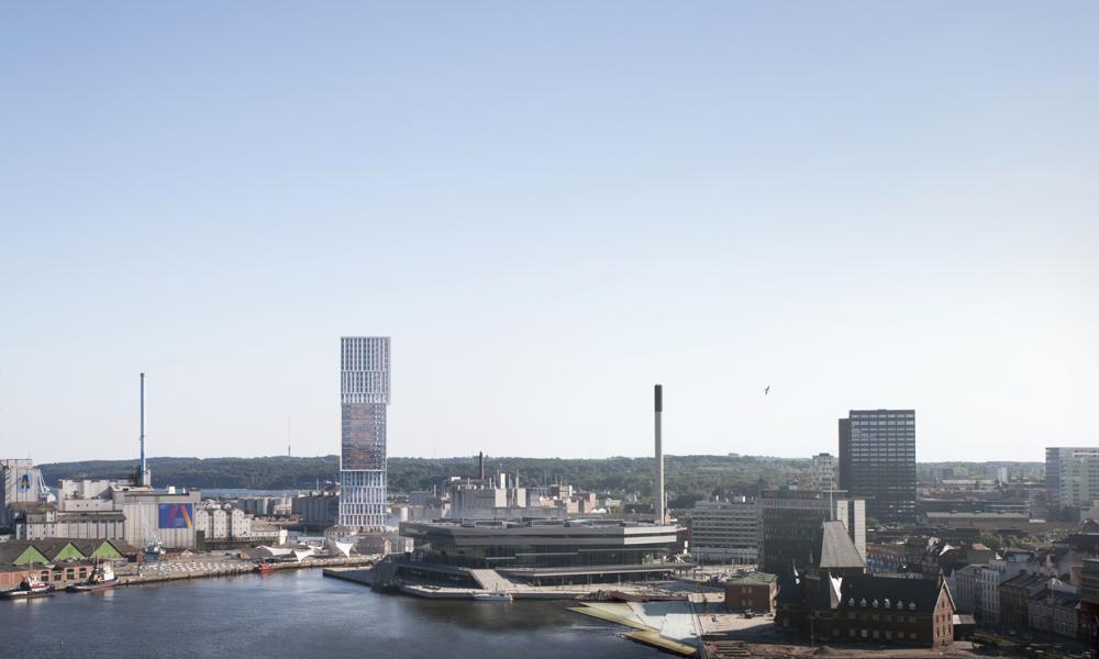 Olav de Lindes kontortårn ”Mindet 6” kommer til at sætte et markant aftryk på bybilledet i Aarhus. Olav de Lindes kontortårn ”Mindet 6” kommer til at sætte et markant aftryk på bybilledet i Aarhus.
