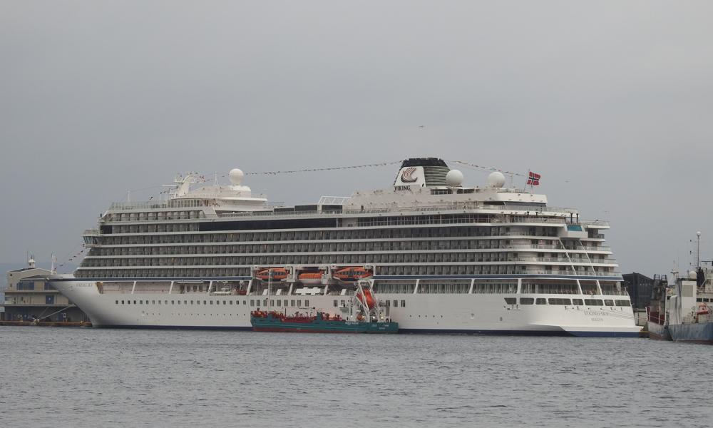 'Viking Sky' ved en tidligere lejlighed. 'Viking Sky' ved en tidligere lejlighed.