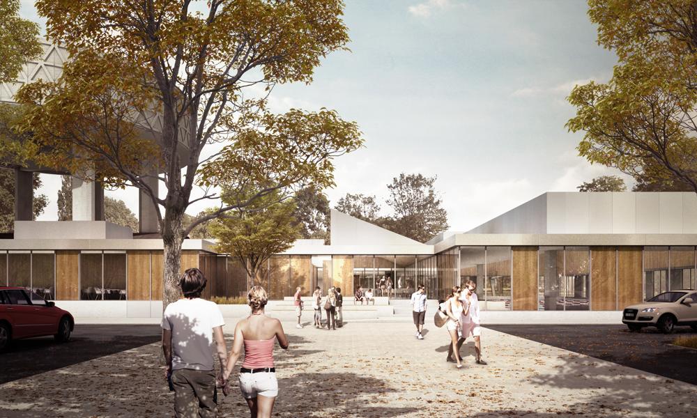 Creo Arkitekter er kendt for bolig- og sygehusbyggerier, men har også været involveret i arbejdet på fredede bygninger og - som her - udbygningen af Roskilde Badene sammen med JaJa arkitekter og ingeniørfirmaet Niras. Creo Arkitekter er kendt for bolig- og sygehusbyggerier, men har også været involveret i arbejdet på fredede bygninger og - som her - udbygningen af Roskilde Badene sammen med JaJa arkitekter og ingeniørfirmaet Niras.