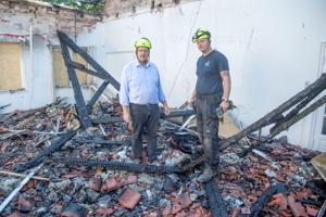 Efter branden: Restaurant Hedelund er på kanten af en totalskade